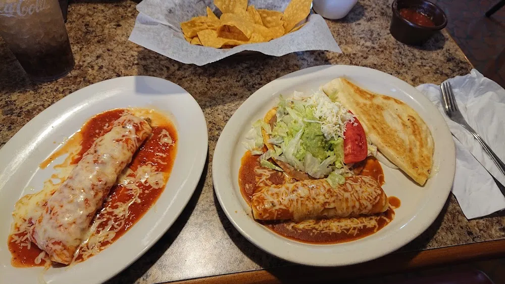 Taquitos Mexicanos with Rice and Frijoles